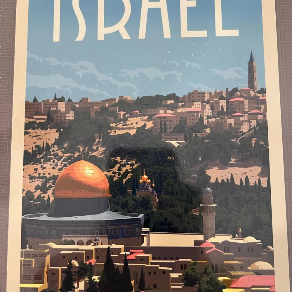Israel 1000-Piece Jigsaw Puzzle – Vintage Travel Art Poster